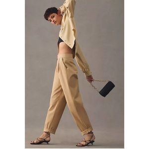 Anthropologie Exquise Khaki Pants NWT Size Medium